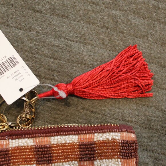 NWT Anthropologie Beaded Coin Purse : Picnic Edition - Picture 7 of 11